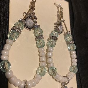 Handmade earrings by Erin Parks